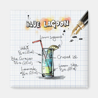 Blue Lagoon Magnet