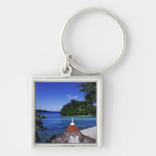 Blue Lagoon, Port Antonio, Jamaica Keychain
