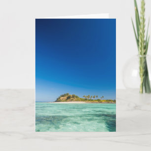 Blue Lagoon Seascape, Fiji Card