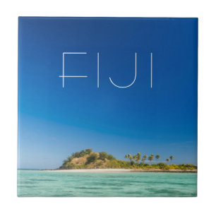 Blue Lagoon Seascape, Fiji Tile