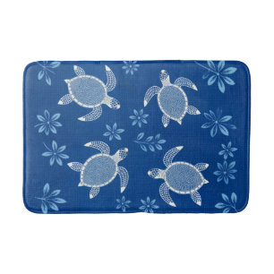 Blue Lagoon Turtles Bath Mat
