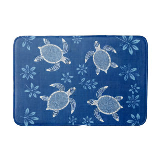 Blue Lagoon Turtles Bath Mat
