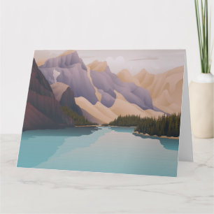 Blue lake card