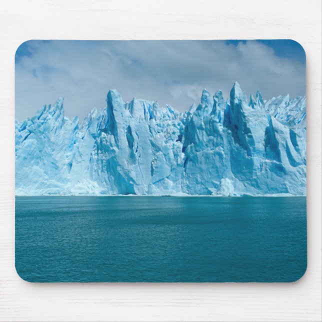 Blue Lake, Ice And Sky Mouse Pad (Front)