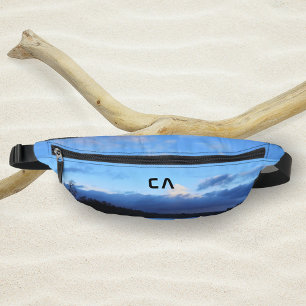 Blue Lake Photo Monogram Fanny Pack
