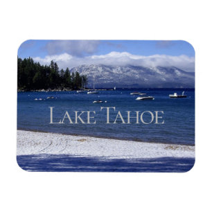 Blue Lake Tahoe Sierras of Nevada and California  Magnet