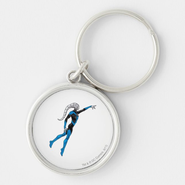 Blue Lantern 10 Keychain (Front)