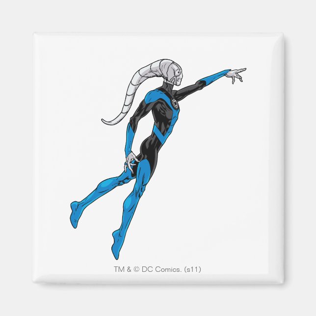 Blue Lantern 10 Magnet (Front)
