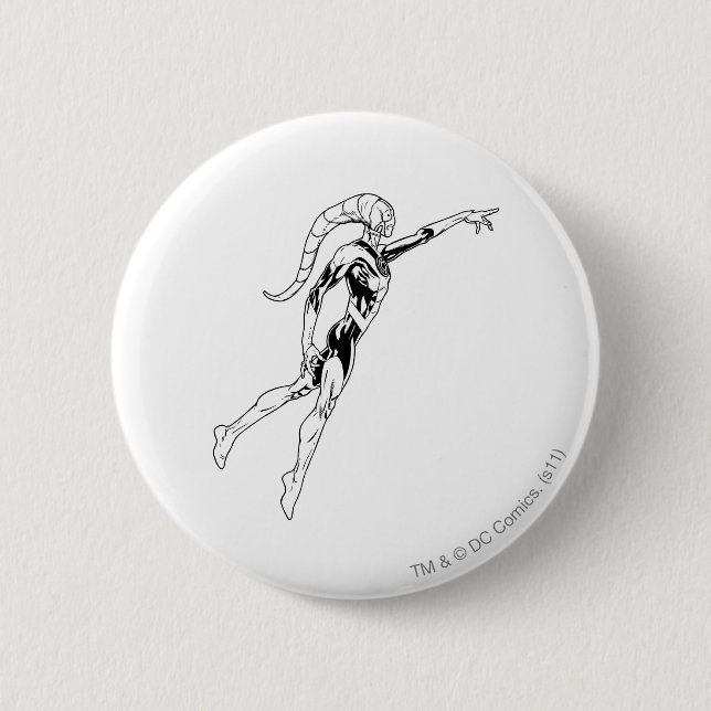 Blue Lantern 11 2 Inch Round Button (Front)