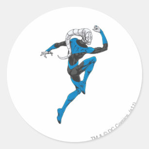 Blue Lantern 1 Classic Round Sticker