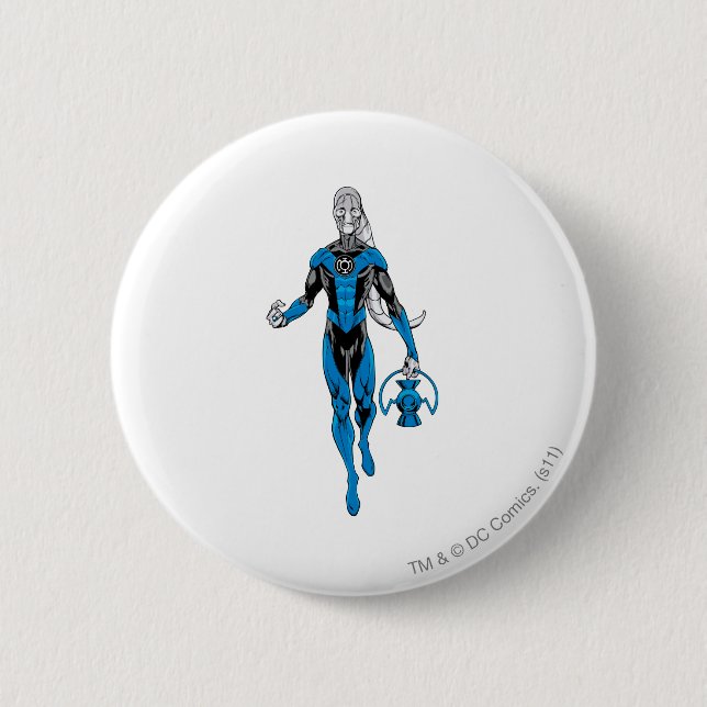 Blue Lantern 4 2 Inch Round Button (Front)