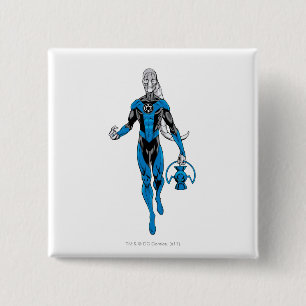 Blue Lantern 4 2 Inch Square Button