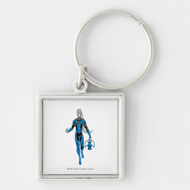 Blue Lantern 4 Keychain (Front)