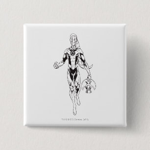Blue Lantern 6 2 Inch Square Button