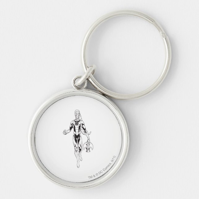 Blue Lantern 6 Keychain (Front)