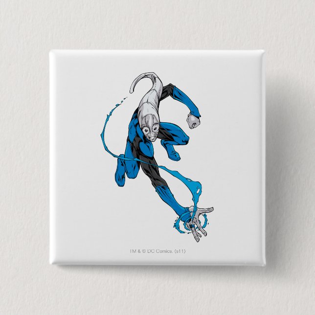 Blue Lantern 7 2 Inch Square Button (Front)