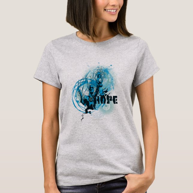 Blue Lantern Graphic 3 T-Shirt (Front)