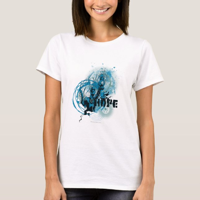 Blue Lantern Graphic 3 T-Shirt (Front)