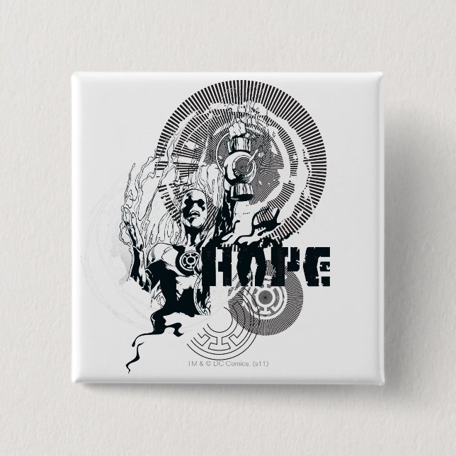 Blue Lantern Graphic 4 2 Inch Square Button (Front)