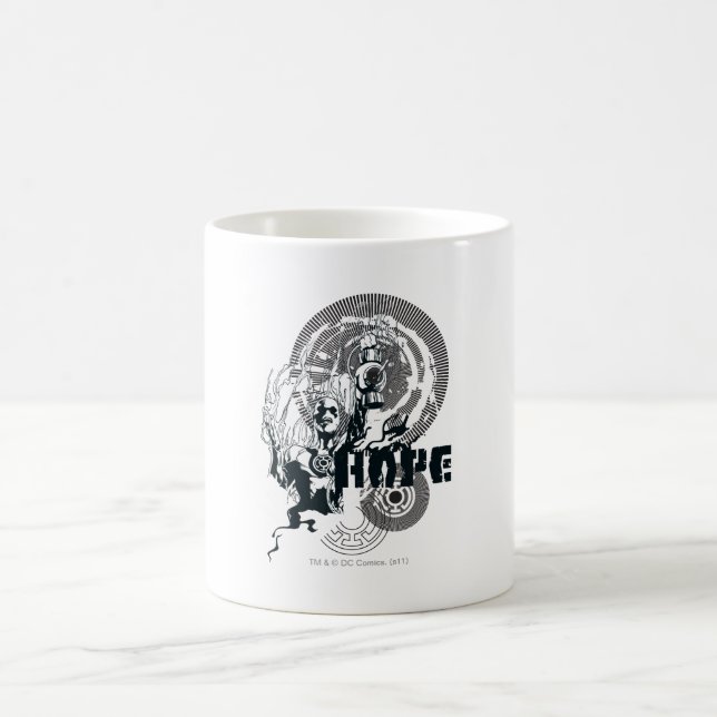 Blue Lantern Graphic 4 Coffee Mug (Center)