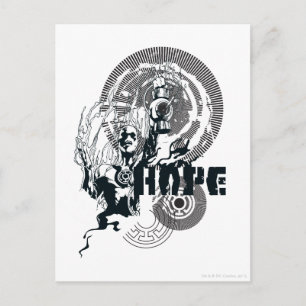 Blue Lantern Graphic 4 Postcard