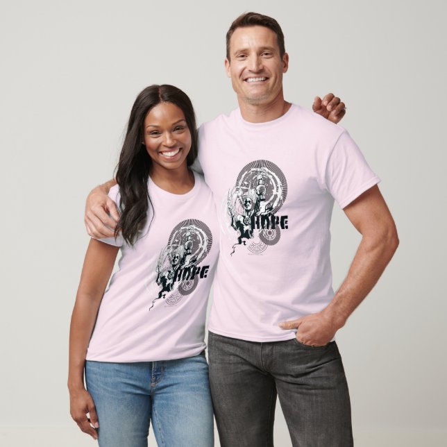 Blue Lantern Graphic 4 T-Shirt (Unisex)