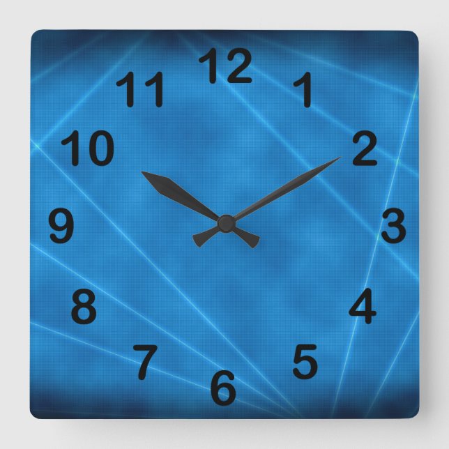 Blue Laser Show Clock (Front)