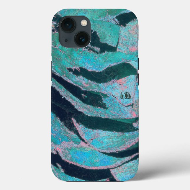 Blue Laughing Mask Case-Mate iPhone Case (Back)