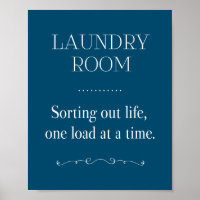 Blue Laundry Room Sorting Life One Load At A Time