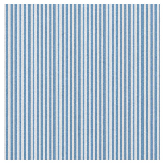 Blue & Lavender Coloured Pattern of Stripes Fabric (Close Up)
