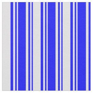 Blue & Lavender Coloured Stripes/Lines Pattern Fabric