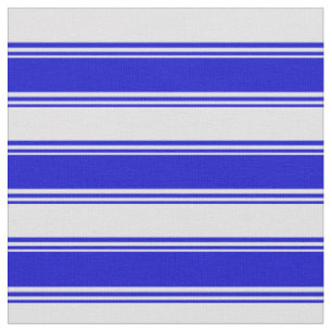 Blue & Lavender Lined Pattern Fabric