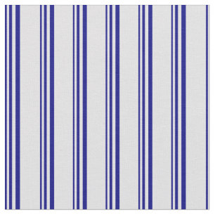 Blue & Lavender Lines Pattern Fabric