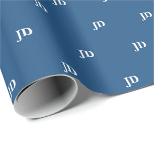 Blue Lawyer JD Graduation Wrapping Paper
