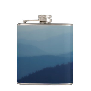 Blue Layers Hip Flask