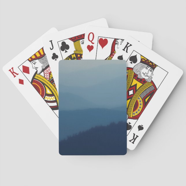 Blue Layers Playing Cards (Back)