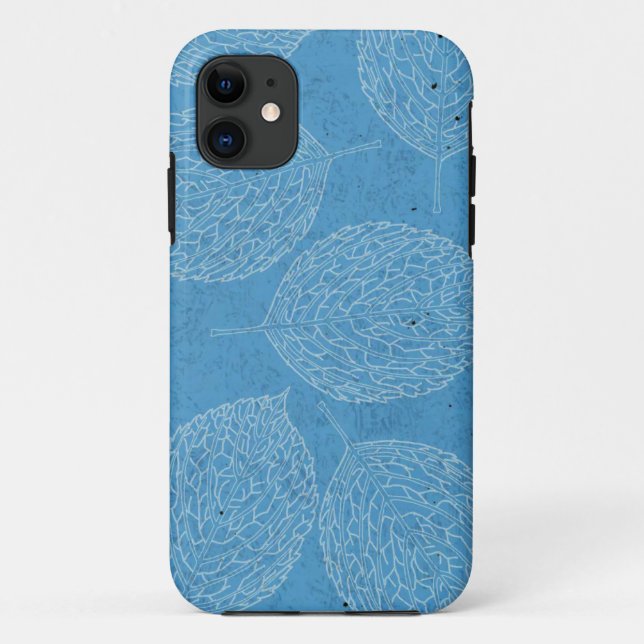 Blue Leaf 2 iPhone 5 Case Mate ID (Back)