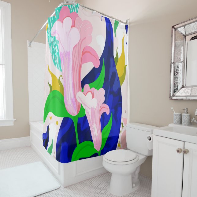 Blue Leaf | Abstract Botanical Floral Painting | E (In Situ)