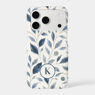 Blue Leaf Personalized iPhone / iPad case