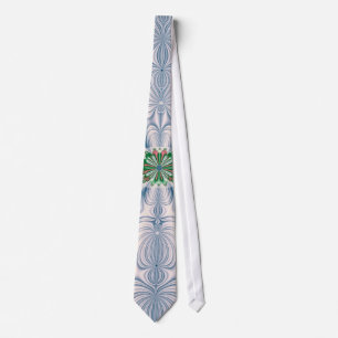 Blue Leaf Tie