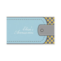 Blue leather look and pattern yellow modern