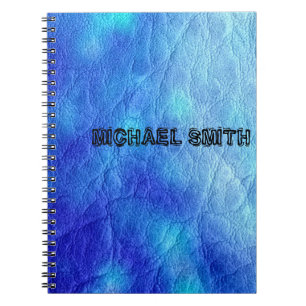 Blue Leather Notebook