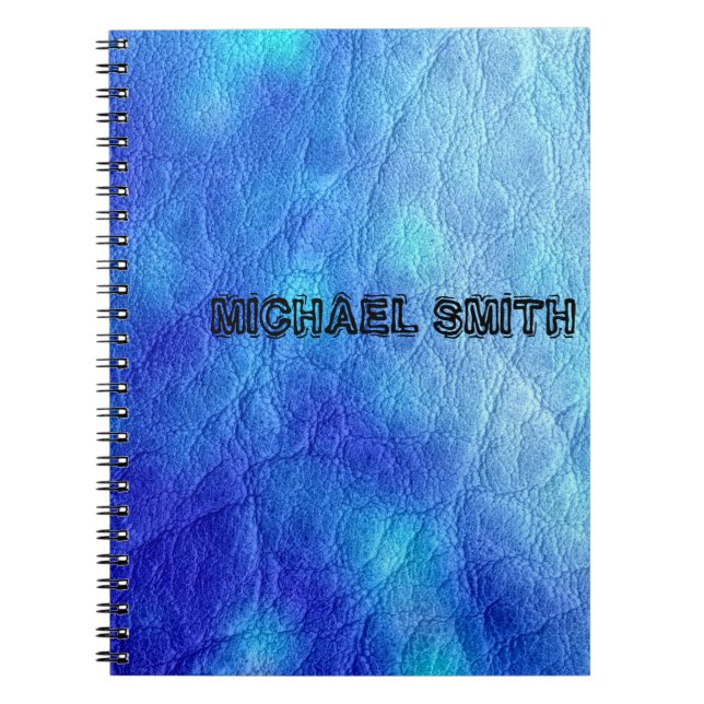 Blue Leather Notebook (Front)