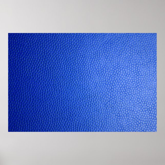 Blue leather skin texture skin poster (Front)