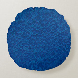 blue leather texture backgroundleather,blue,textur round pillow