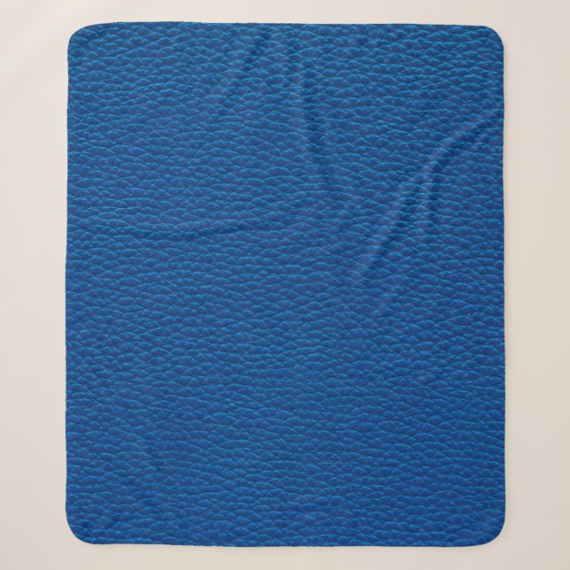 blue leather texture backgroundleather,blue,textur sherpa blanket (Front)