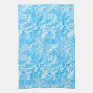 Blue Leaves Kitchen Towel