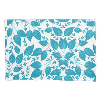 Blue Leaves Pillowcase