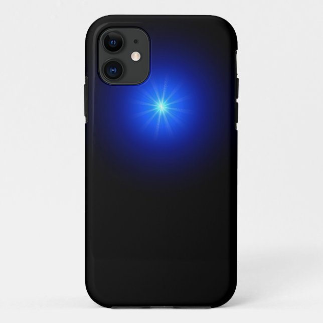 Blue LED Case-Mate iPhone Case (Back)