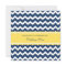 Blue Lemon Chevron Wedding Vow Renewal Invitations